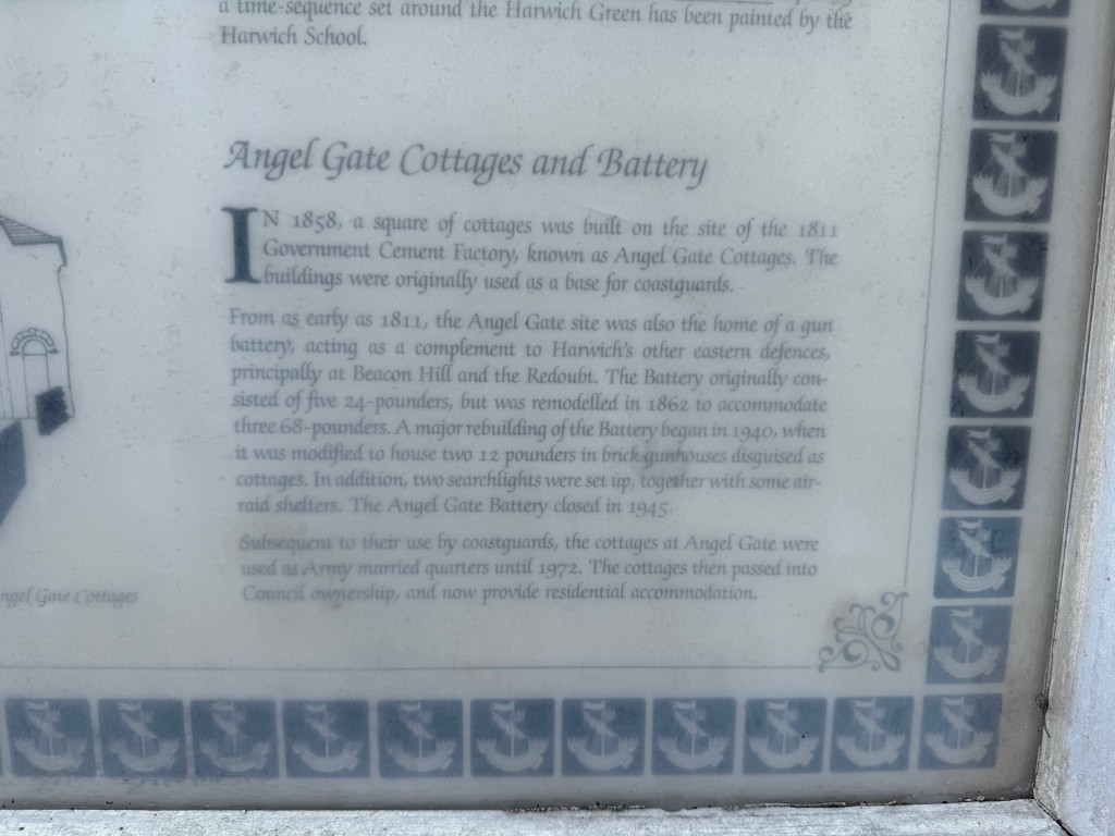 Lot: 127 - THREE-BEDROOM END-TERRACE COTTAGE FOR IMPROVEMENT - Information about the history of Angel Gate